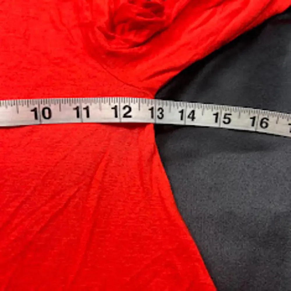 Old Navy Girls Orange Red Long Sleeve V Back‎ Shirt Top Size S 6-7Y